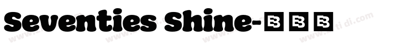 Seventies Shine字体转换